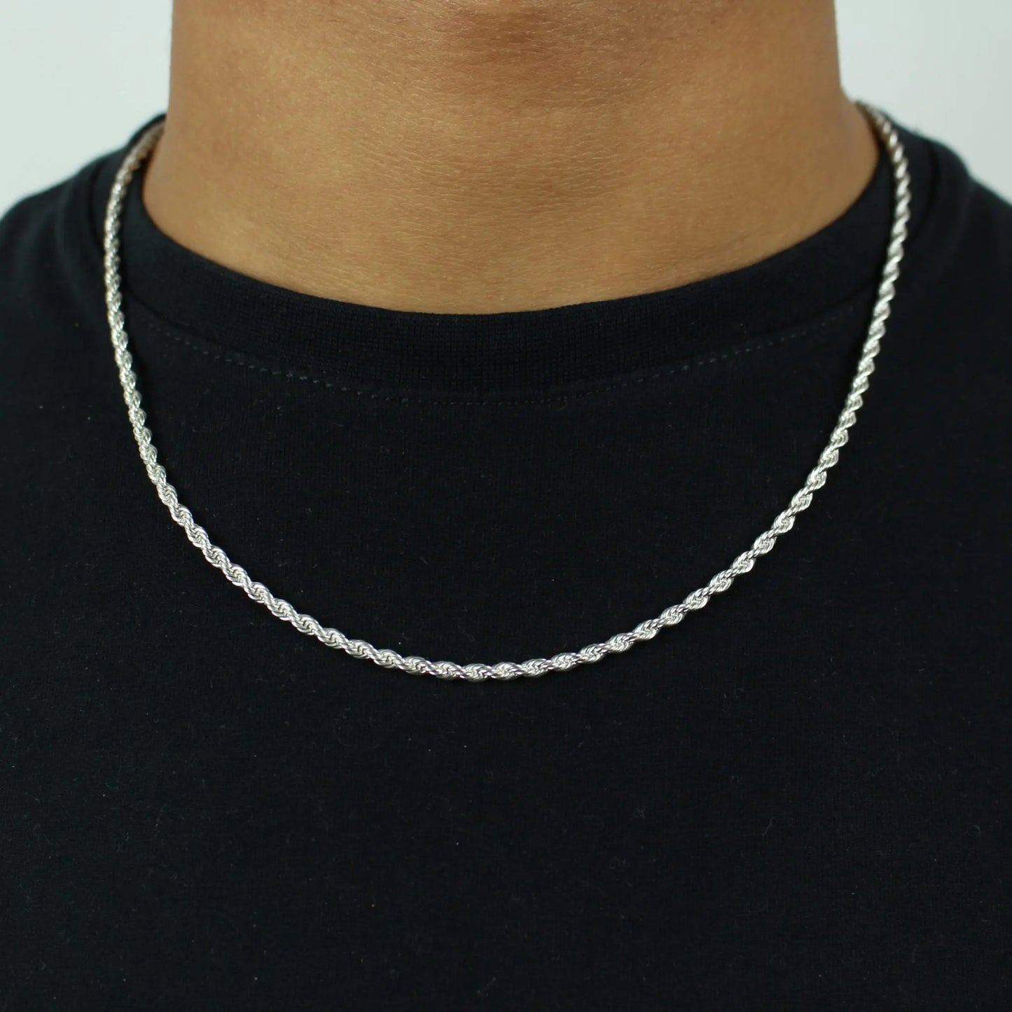 3mm Silver Rope Chain Apex Chains