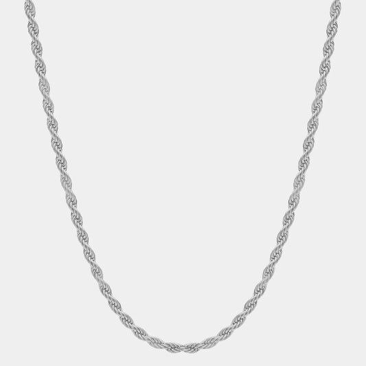 3mm Rope Chain | Silver