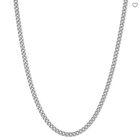 3mm Micro Cuban Link | Silver